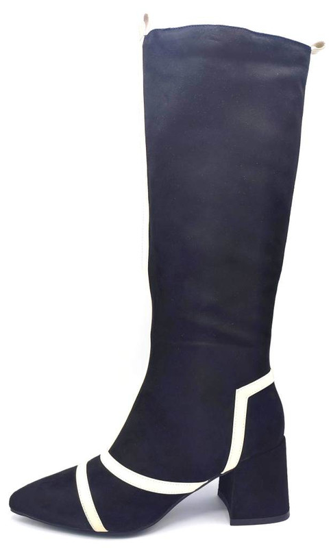 BOTA AZAREY BICOLOR NEGRO-HIELO